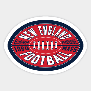 New England Football Sticker